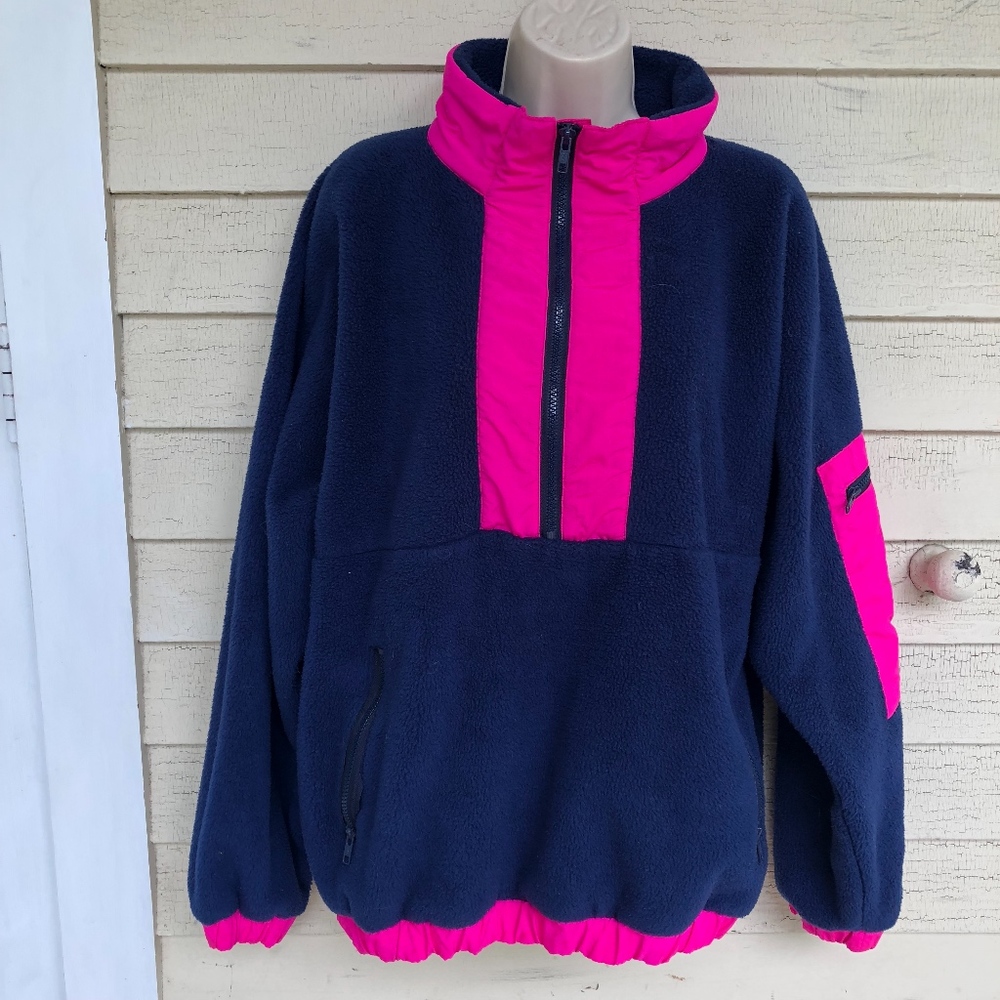 SEA GEAR heavy fleece jacket w/zip pockets/excellent/MM